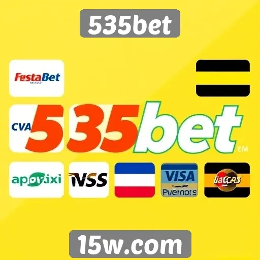 Variedade de métodos de pagamento disponíveis na 535bet