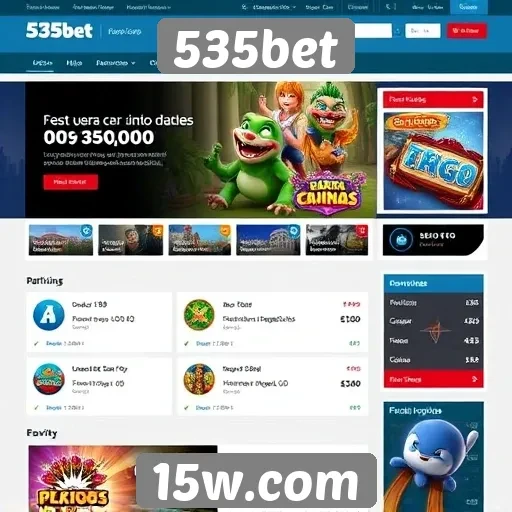 Experiência de usuário no site da 535bet